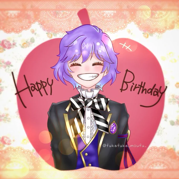 超遅ればせながら……!!!!エペルくんお誕生日おめでとう❁⃘*.゜美味しいお肉たくさん食べて皆によしよししてもらってね…#エペル・フェルミエ誕生祭2020 #エペル・フェルミエ生誕祭 #ツイステファンアート 