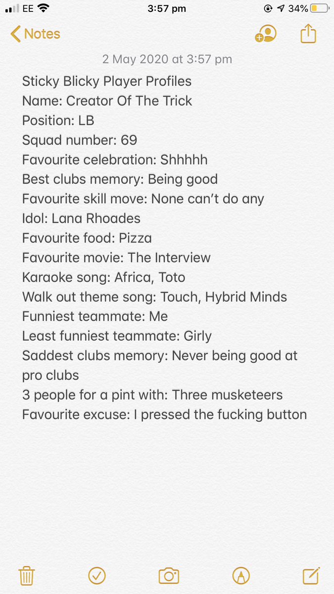 SBlickyuh's tweet photo. Our next player profile comes from the Roberto Carlos of the team 😍 #SCUMGANG #TheTrick #DragbackKing https://t.co/brjPBQ40tl