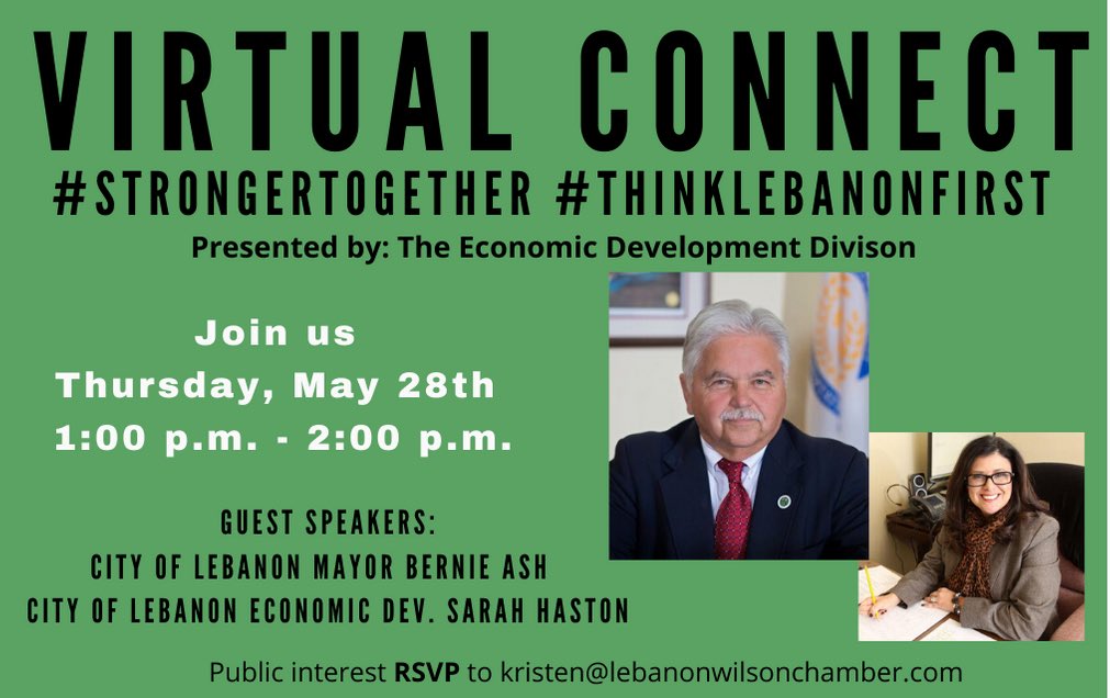 cityoflebanontn's tweet photo. Have you signed up! Stay connected with us! Thank you @LebChamber for hosting. Contact them today to RSVP! #ThinkLebanonFirst #LebanonStrong https://t.co/m9jOD5VDHD