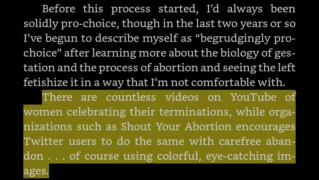 This claim about youtube videos of women celebrating their abortions is reminding me of "Muslims celebrated after 911" and how credible that turned out to be..  #DontBurnThisBook