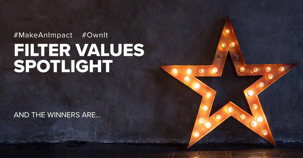 We are excited to celebrate this month’s winners of our new Values Spotlight employee recognition award. Congratulations Shari Henry &amp; Kayla Restifo for going above and beyond to embody one of Filter’s key values: “Make an Impact. Own it.” buff.ly/3dpwfmj