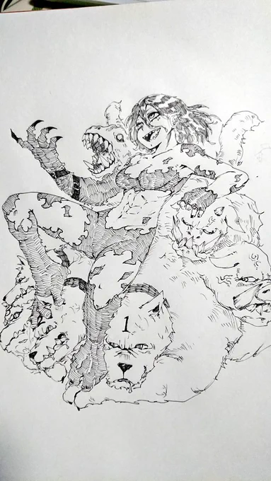 ワンドロ前に一枚 