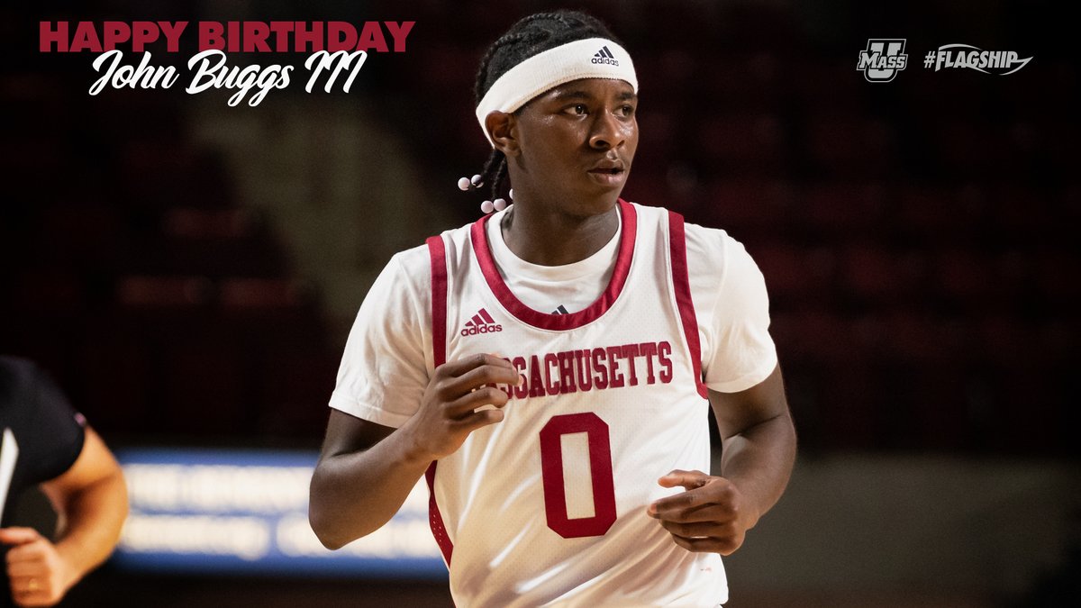UMassMBB's tweet photo. Can't wait to see this guy back in uniform for the #Flagship🚩
Help us wish @Ice_Buggs1 a happy birthday! https://t.co/HFQYra6DzO