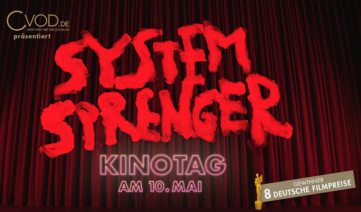 Vormerken: Am 10. Mai ist „Systemsprenger“-Tag! Ein spezielles Streaming-Angebot mit dem großen Gewinnerfilm beim Deutschen Filmpreis 2020 lässt einen Teil der Erlöse den noch immer geschlossenen deutschen Kinos zukommen: filmdienst.de/artikel/41605/…