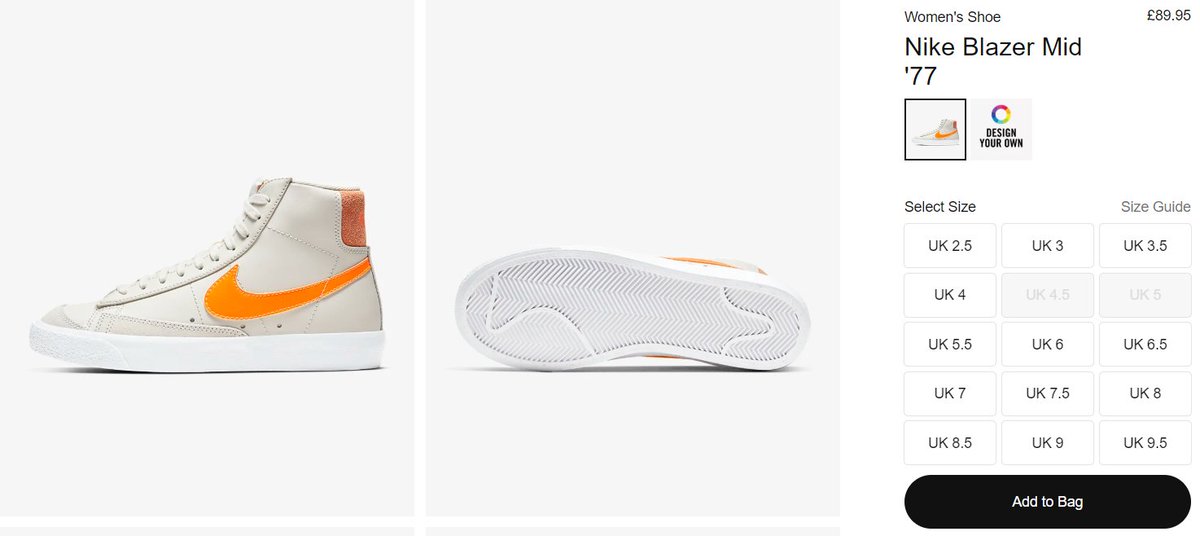 Nike Blazer Mid '77 Wmns 'Orange Trance 