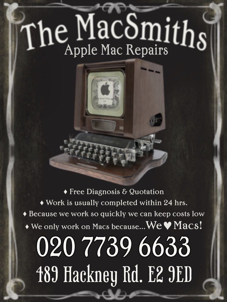 filmmakerspod's tweet photo. Sponsors of this weeks ep are #TheMacSmiths 

Creatives, if your having issues with your Mac, too slow or no storage etc then go see #TheMacSmiths 

Give them a call for FREE advice and say we sent you!  https://t.co/7MLfpKDvoj

#macissues #podernfamily #macfix #macsmiths https://t.co/JOLjdqDuk7