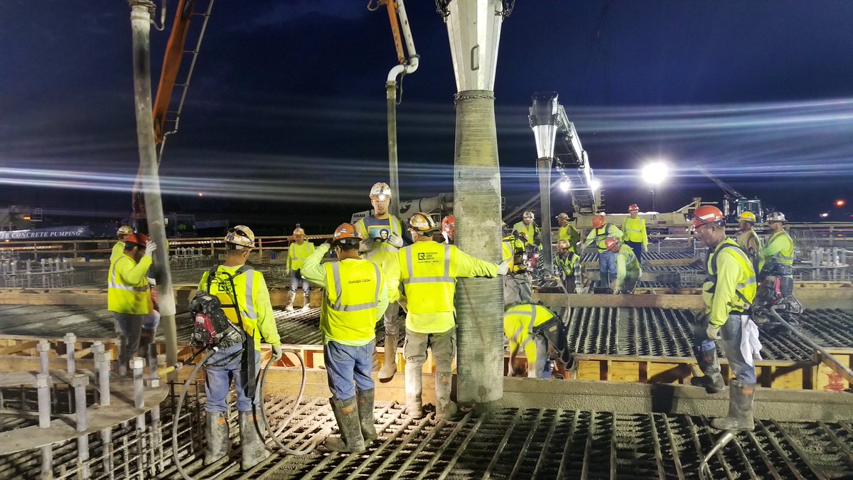 seth_morrison2's tweet photo. 1 year and 10 months later. We poured over 88,000 CY of concrete and erected 13 different buildings. What an awesome job, we worked with so many great people from all over the country. Hard to believe it’s over, on to the next one Monday. https://t.co/cn79c01xY5
