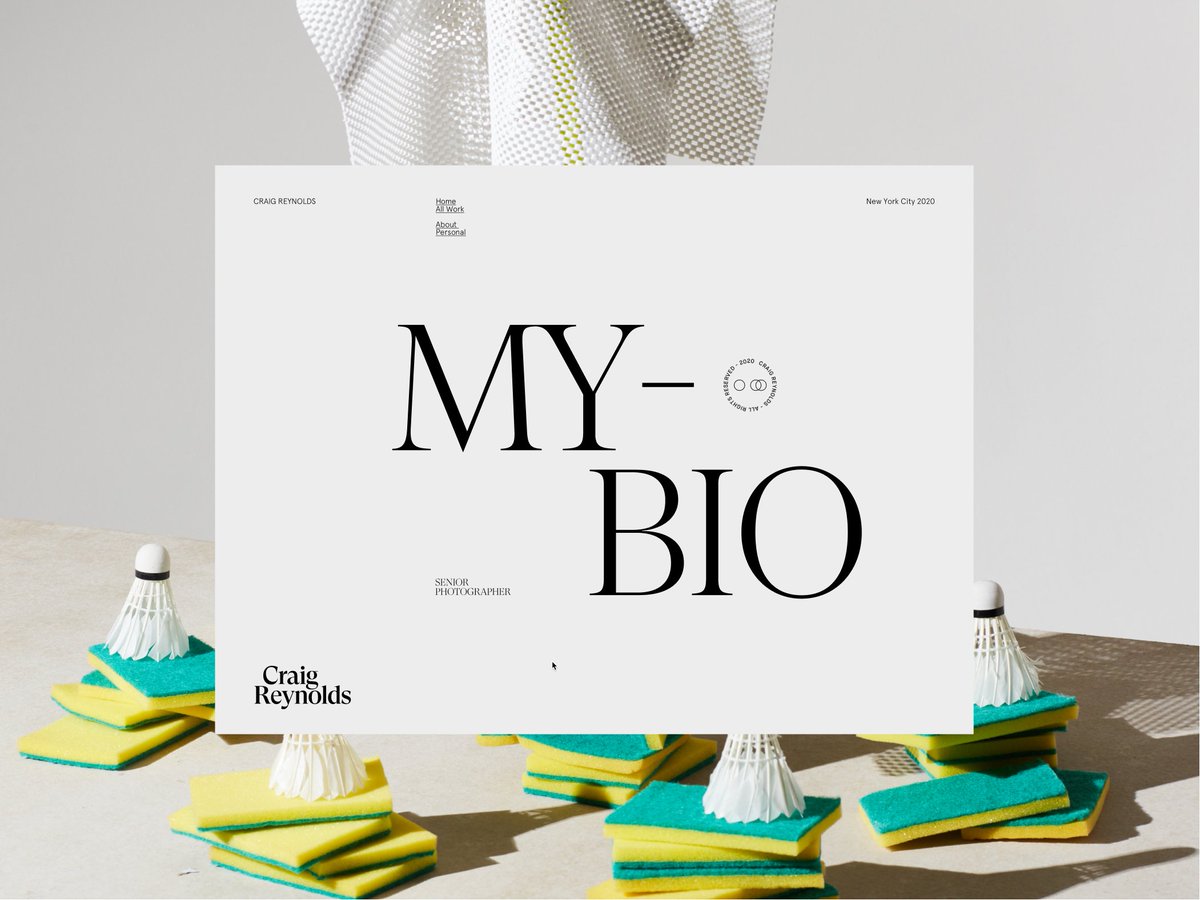 MSchwaibold's tweet photo. Art Direction and Development for Craig Reynolds proudly built by our in-house Web Concepts team @squarespace
 
Launching next week ✨ 

@filsdegraphiste @iamtomsears @YaelBienenstock @ImAdamTM https://t.co/wrPCXWbpal
