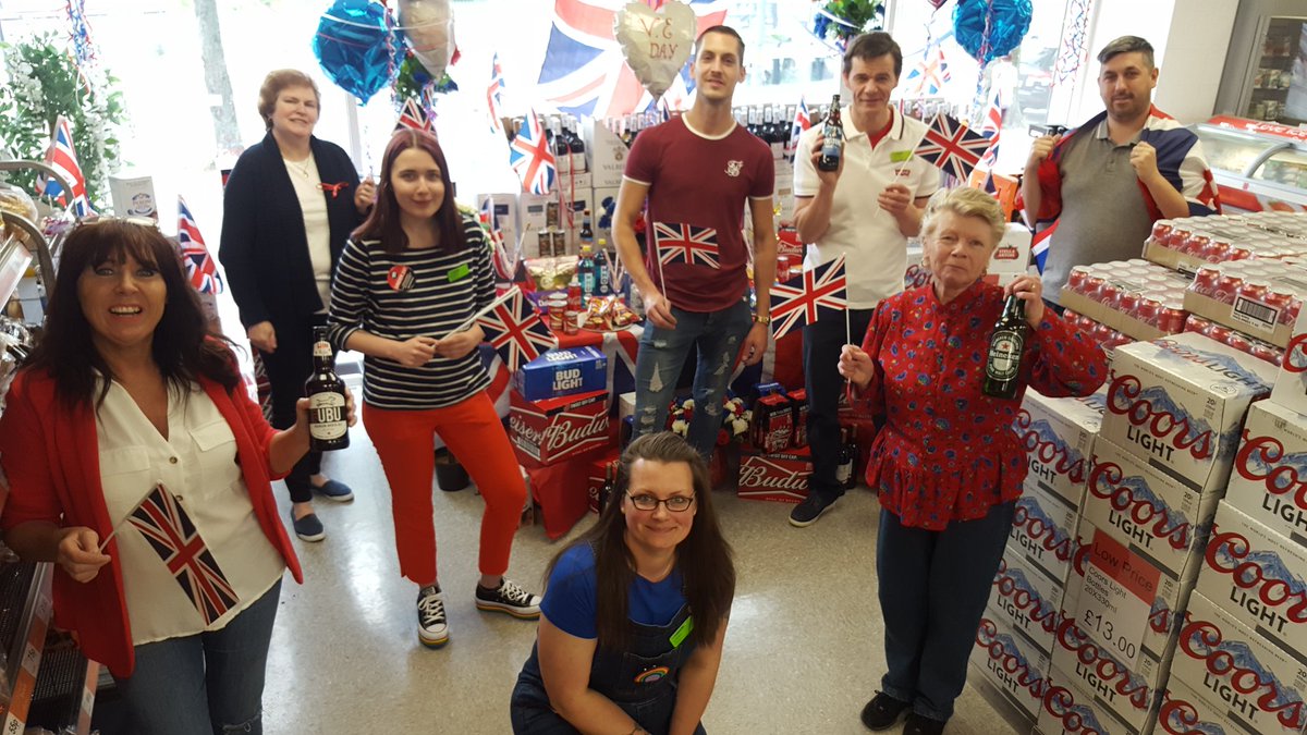 'VE Day celebrations at Hawthorn Road. Big well done to our colleagues that dressed in red, white and Blue today. <a href="/mycoopfood/">Central Co-op Food</a> <a href="/Ryanhigg11/">Ryanhiggins</a>