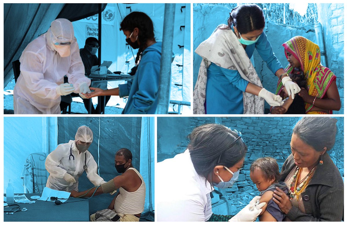 unicef_nepal's tweet photo. 🧑‍⚕️👩‍⚕️स्वास्थ्यकर्मीहरू हरेक दिन मानिसहरूको जीवन जोगाउन र समुदायमा सेवा गर्न घरबाहिर निस्कन्छन्। तर यो सङ्कटको समयमा उनीहरू मध्ये केहिले छिमेकीबाटै असहयोगको महशुस गर्नु परिरहेको छ।

#COVID19 हामी सबैको जोखिम हो: स्वास्थ्यकर्मीलाई माया, सम्मान र सहयोग गरौं, दोष नलगाऔं, ��ेदभाव नगरौं। https://t.co/LSmW5NWodp