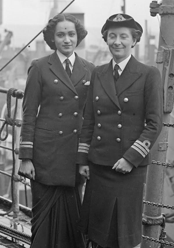 Kalyani Sen, a second officer and the first Indian service woman who visited the UK, served in the Women's Royal Indian Naval Service of The Royal Indian Navy during World War II.Incredible woman.