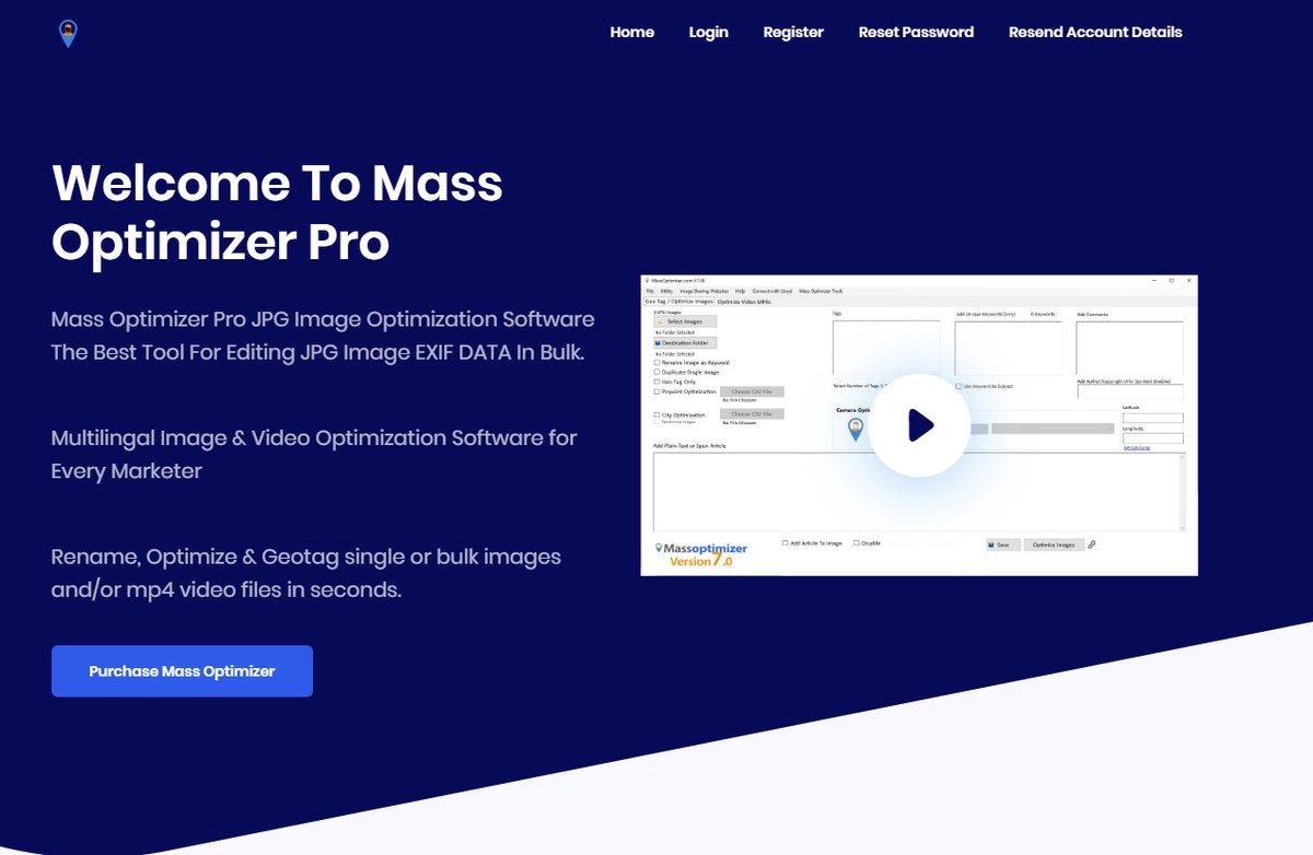 massoptimizer.co.uk - New Domain, New Design, Same Tools
- Rename, Optimize &amp; Geotag single or bulk images and/or mp4 video files in seconds. - massoptimizer.co.uk/login