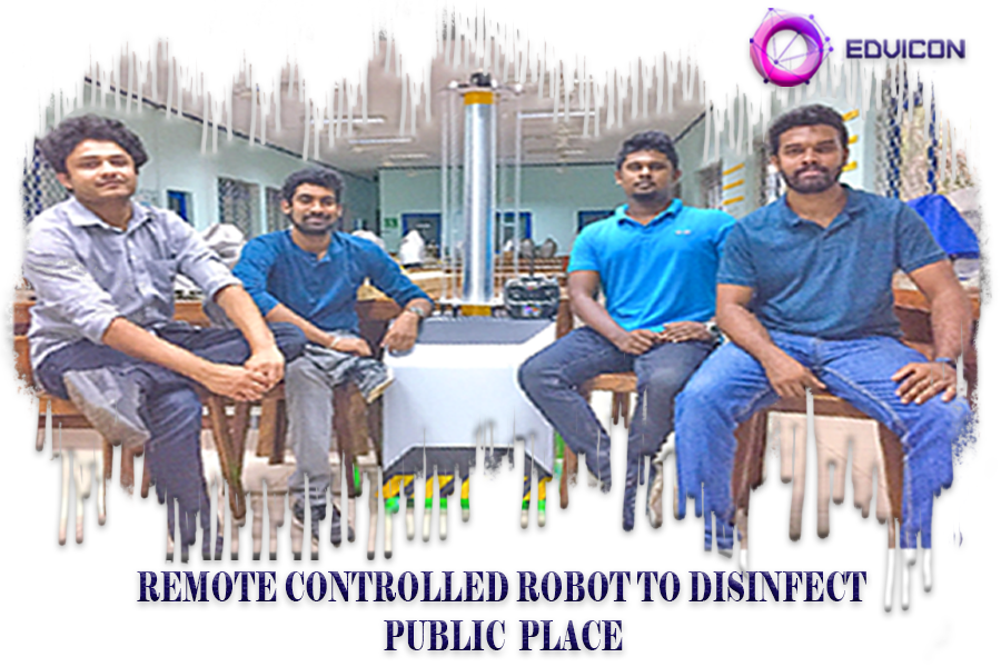 EdviconEdu's tweet photo. A remote control robot with the ability to disinfect the areas the virus prevails.

Read more: https://t.co/cc5GXZCrjZ

#edvicon #edviconedu #edviconopeneducationforallstudents #education #innovation #Robot  #Covid_19  #COVID19LK https://t.co/Qu7p5f8XSs