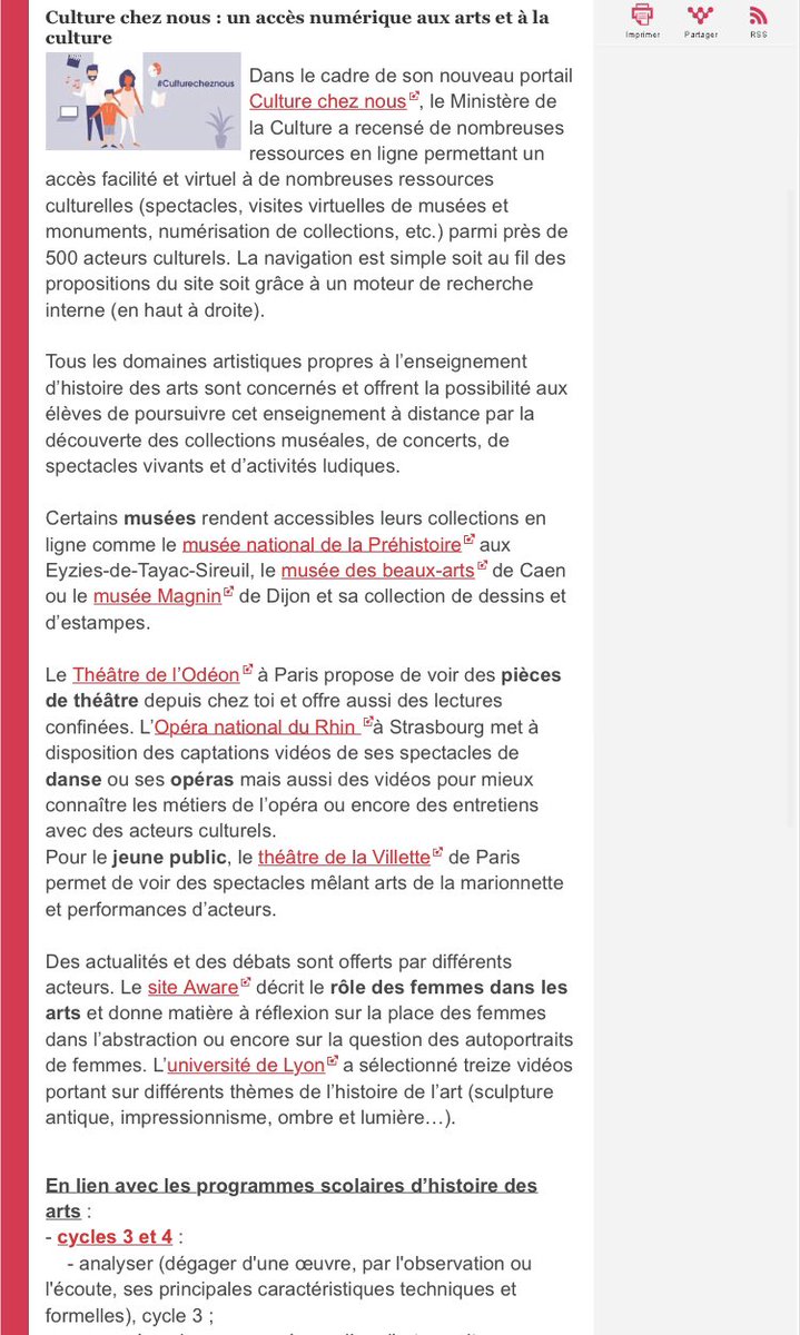 Enseigner l'histoire des arts avec le numérique tweet media
