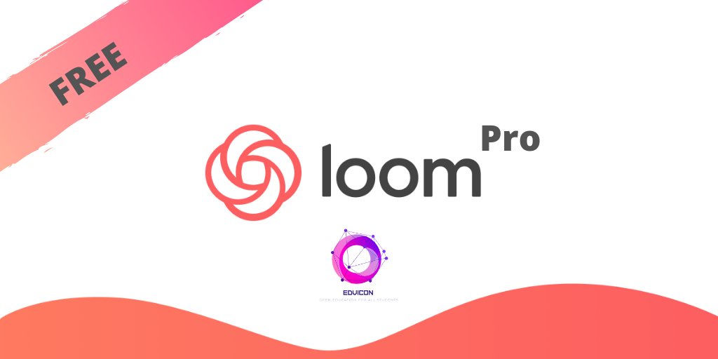 EdviconEdu's tweet photo. Get Loom Pro for Free!
Now Edvicon members are eligible for the Loom Pro version for a 100% discount.

Read more: https://t.co/jEvOJEjTNl

#loom #pro #free #education #resources #edvicon #openeducationforallstudents https://t.co/7sktW6SPP0