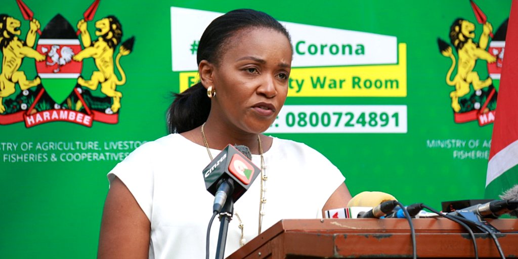 CS_MoALD's tweet photo. CAS @annie_nyagah in a statement today announced a comprehensive plan to increase the national per-capita fish 🐟🐠 🍣consumption from 4 and 1/2 kilos per person per year to 10 kilos as part of the ongoing #nutrition campaign to boost immunity against #COVID19.
#zerohungerke https://t.co/3gAkEbDhcg