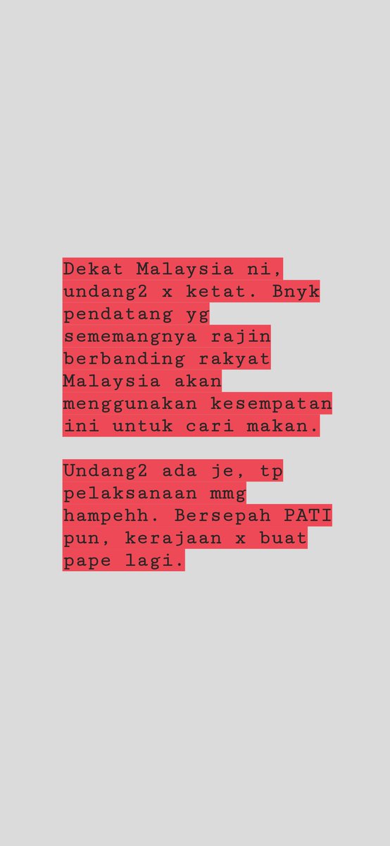 Thread By Baimlaaa Korang Nak Tahu Apa Kesan Lambakan Warga Asing Di Malaysia Banyak Kesan Buruk Dari Baik Jangan Malas Baca Untuk Elak Ditindas Jom Baca Be