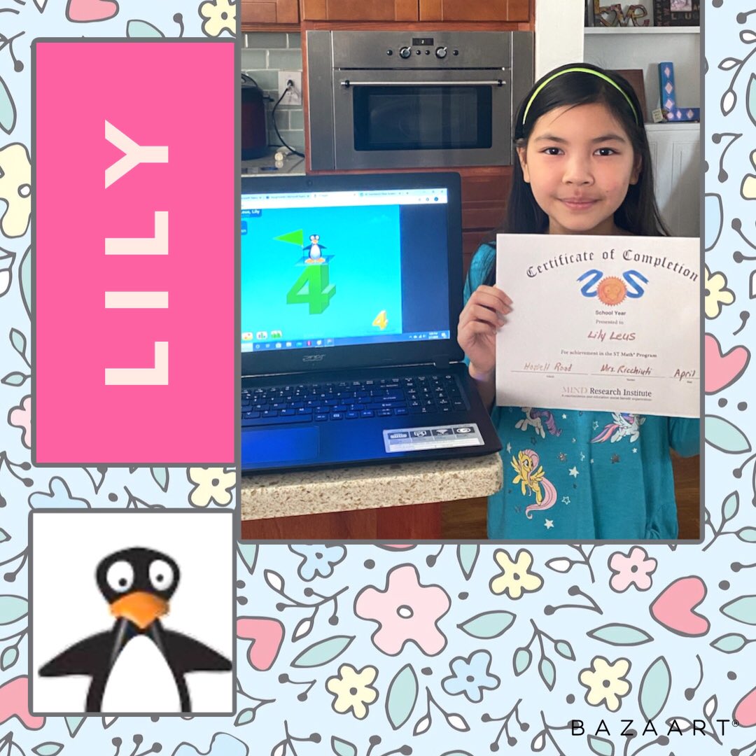 Congratulations Lily on 100% 4th Grade Syllabus progress! Jiji and I are so proud of you. #happeningathowell ⁦<a href="/lightsailed/">@lightsailed</a>⁩ ⁦<a href="/VS13UFSD/">ValleyStream13UFSD</a>⁩