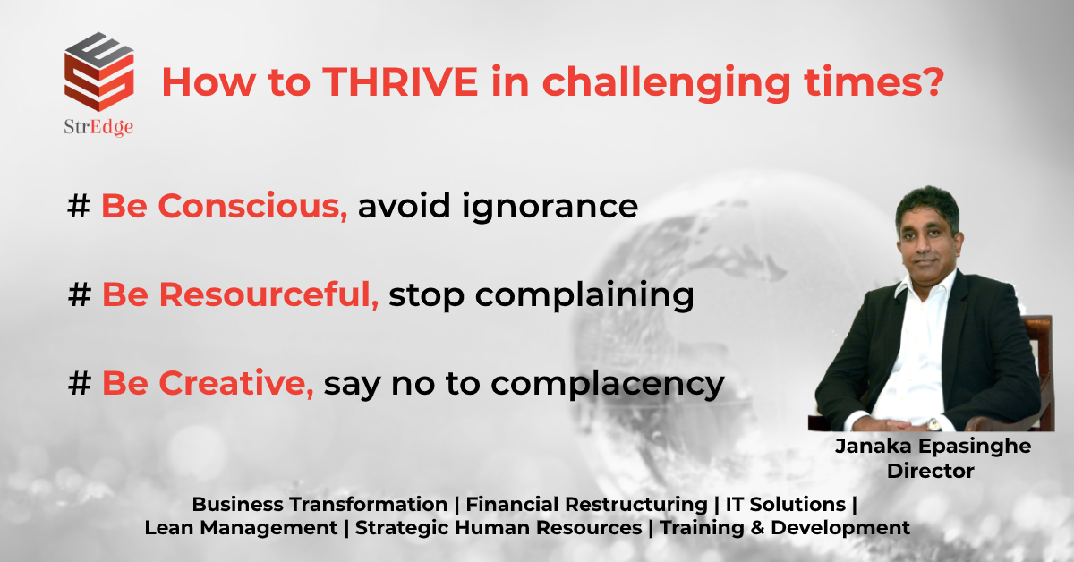 stredgeconsult's tweet photo. How to Thrive in challenging times?
#StrEdge #StrEdgeConsult #StayPositive #StaySafe https://t.co/Lazzq0OPRS