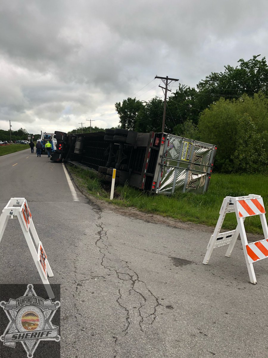 North of the intersection of 200th Street and 570 Ave (airport road) will be closed to 590 Ave due to non-injury accident involving semi-truck rollover. It will be closed for several hours. We will advise when it reopens. Buckle up and be safe.