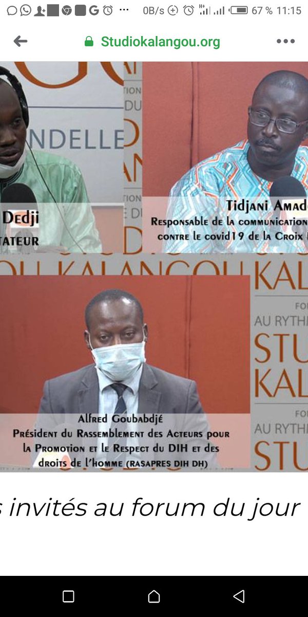 rasapres's tweet photo. #Niger🇳🇪le Rasapres Dih- Dh, la croix- rouge nigerienne et le CICR  engagés dans la lutte contre le #covid19 et la #diffusion du #Droit #international #humanitaire
#Merci au studio #Kalangou pour l'invitation.
#Rasapres_dih_dh
#Croix_rouge_Nigerienne
#CICR
#Kalangou
#Stop_Covid19 https://t.co/6HBqZh9gdu