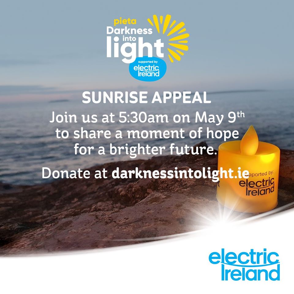 Spark Foundry IRL (@sparkirl) on Twitter photo This weekend we want to spread hope for a brighter future. We'll be supporting the Darkness Into Light Sunrise appeal for <a href="/PietaHouse/">Pieta</a> supported by <a href="/ElectricIreland/">Electric Ireland</a> Tune in <a href="/RTELateLateShow/">The Late Late Show</a> tonight & <a href="/RTE2fm/">RTÉ 2FM</a> at 5am tomorrow & join the fight against suicide and self harm #DIL2020 This weekend we want to spread hope for a brighter future. We'll be supporting the Darkness Into Light Sunrise appeal for <a href="/PietaHouse/">Pieta</a> supported by <a href="/ElectricIreland/">Electric Ireland</a> Tune in <a href="/RTELateLateShow/">The Late Late Show</a> tonight & <a href="/RTE2fm/">RTÉ 2FM</a> at 5am tomorrow & join the fight against suicide and self harm #DIL2020