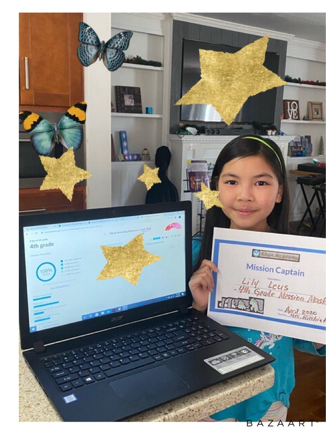 Way to go Lily-💯 mastery on your 4th grade Khan Academy Mission. #happeningathowell ⁦<a href="/VS13UFSD/">ValleyStream13UFSD</a>⁩ ⁦<a href="/khanacademy/">Khan Academy</a>⁩