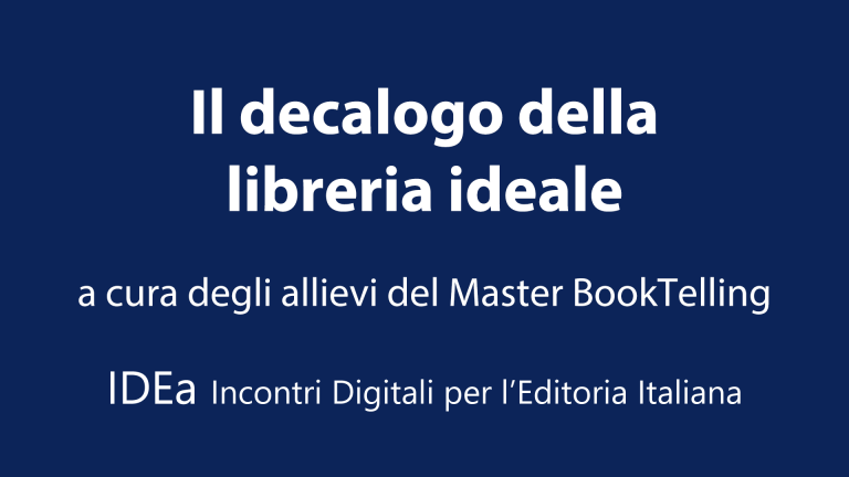 editoriaUnicatt's tweet photo. Il primo video di #IDEa è un nuovo #decalogo della #libreria ideale, curato dagli allievi del nostro #MasterBooktelling. Spunti freschi e informati per gli operatori del settore, nati dall'amore per i libri e le librerie 📚 Buona visione 📹: https://t.co/tyrQQislRB
#editoria https://t.co/sEnewqQcBE