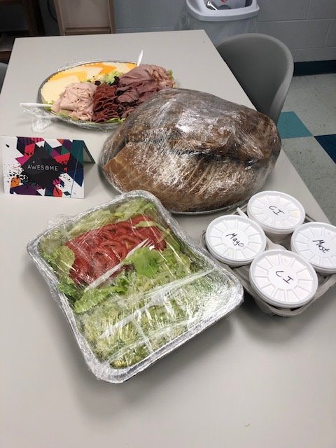 Shout out to Amanda Godsey for delivering lunch to the staff from the Mall Deli today. We really appreciate it. 😀