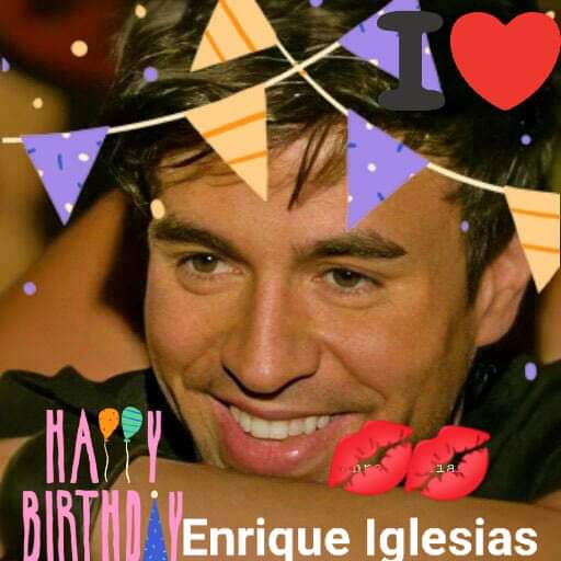 Happy Birthday Enrique Iglesias of your fan      
