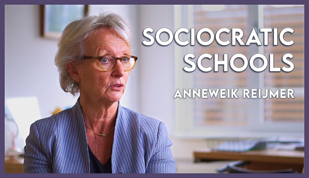 Fresh video about a Sociocratic School Organization coming out! This is a little taste of the whole interview with Annewiek Reijmer and Gerard Endenburg that will be included in the bonus features of SC Vimeo and DVD! youtu.be/mJIIpUnpqMY