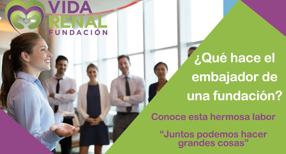 VidaRenal's tweet photo. ¿Sabes cuál es el trabajo de un #embajador en una fundación?
Conoce esta hermosa labor.
https://t.co/UalKMXicPE https://t.co/wd0PJMCNNo