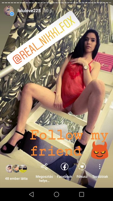 Follow my friend the #instagram #follow #myfriens 😈 @Real_Nikki_Fox https://t.co/5Fw8LL3jt2<a href="/tag/instagram"class="tags">#instagram</a><a href="/tag/follow"class="tags">#follow</a><a href="/tag/myfriens"class="tags">#myfriens</a>