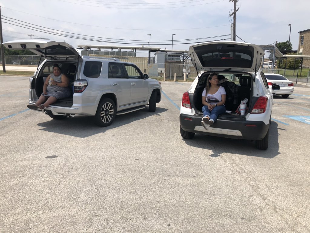 Teacher Appreciation Lunch from Lenny's. Eating together in the school parking lot, practicing social distancing. Love my math department. Thx Admin! #mathonamission @sachurchill <a href="/DrCapricaWells/">Dr. Caprica Wells</a> @WCAPGarza <a href="/jferschafer/">Jennifer D Schaefer</a> <a href="/texashector/">texashector</a> @Charger_AP <a href="/WCAPMartinez/">Daniella Martinez</a> <a href="/ilovemychargers/">Ilovechurchill</a>