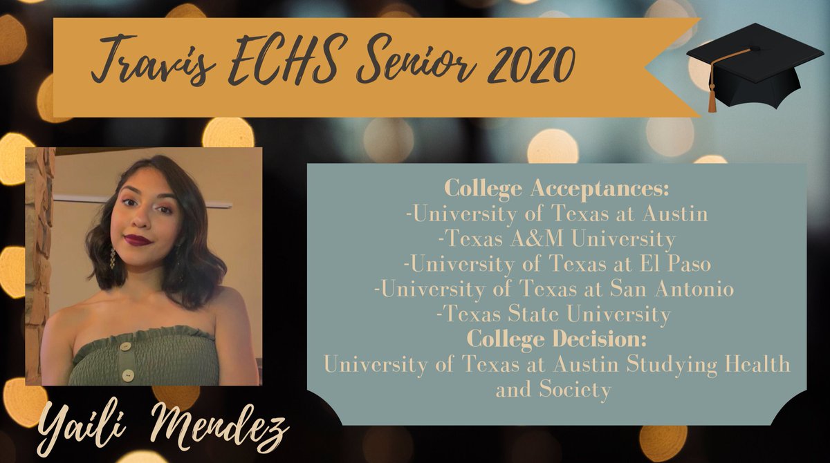 rebelreadyTR's tweet photo. @TravisRebels @WBTravisECHS @ETSOffice Senior Yaili will be attending @UTAustin this fall! #GoCenterGoPlaces #GenTX #AISDProud #RebelsCelebration2020 https://t.co/NeDjDdxdOV
