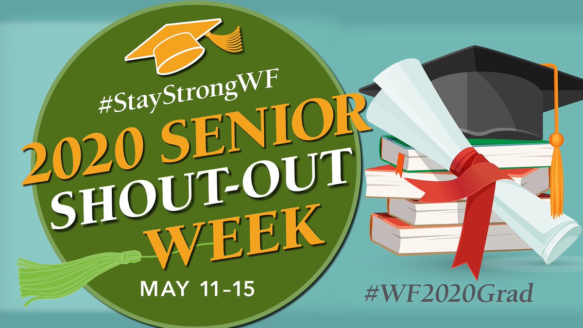WakeForest_NC's tweet photo. The Town of Wake Forest wants to honor our local 2020 High School and College grads. During the week of May 11 please submit photos of your Senior(s) to
https://t.co/D2YoYadQTp.
We also invite you to post your photos on social media using the hashtags #StayStrongWF #WF2020Grad https://t.co/evYBBAHEWF