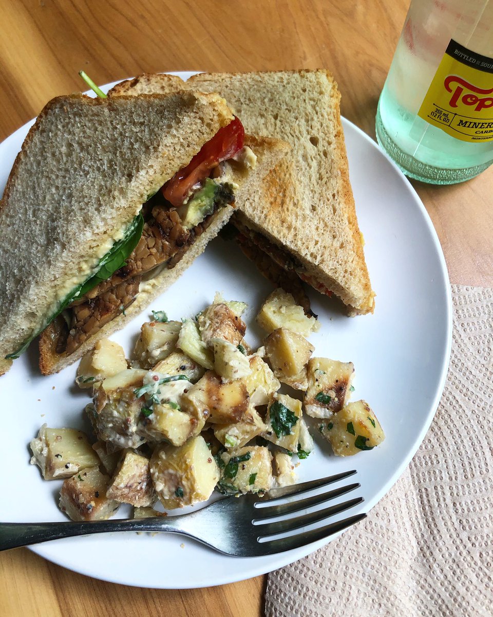 House-made vegan BLT + <a href="/Grassroots5Pts/">Grassroots Natural Market</a> herby potato salad +  bottle of <a href="/TopoChicoUSA/">Topo Chico</a> = best (and easiest!) lunch of all time.

Stop by the shop to grab the best (and easiest!) lunch of all time or order it for curbside pick up at hello@thegrassrootsmarket.com.

TGIF, guys! 🥙
