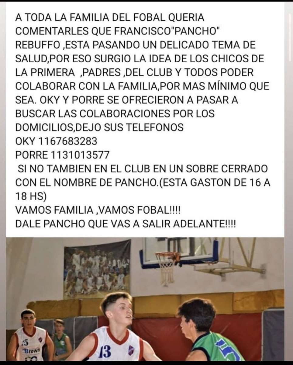 tobiasfiora's tweet photo. Por favor los que puedan por más mínimo que sea se les agradece mucho la colaboración y también ayuda la difusión, vas a salir de esta amigo no tengo ninguna duda https://t.co/BBGz91YxLm
