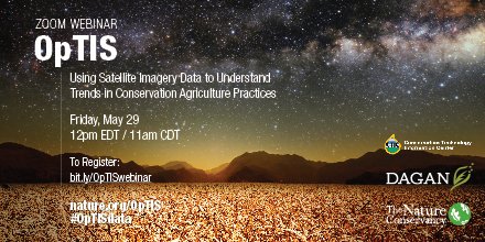 What could you do with a free database tracking conservation tillage and cover crop adoption on a HUC-8 scale? How about a powerful visualization tool? Explore anytime at ctic.org/OpTIS., and learn more in our May 29 webinar. Register now: bit.ly/OpTISwebinar