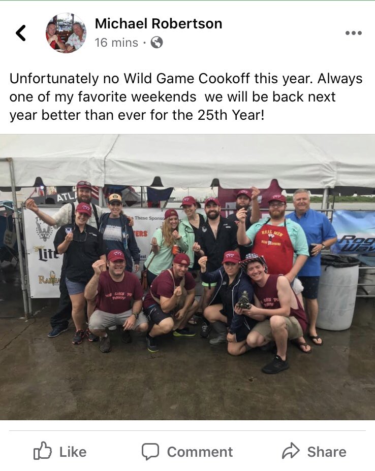 YagasWildGame's tweet photo. Even though our 24th annual event was cancelled, we love seeing the support from our teams sending us shoutouts today!  See you all in 2021!! #galveston #bbq #cookoff #nonprofit https://t.co/QFyeUY608w