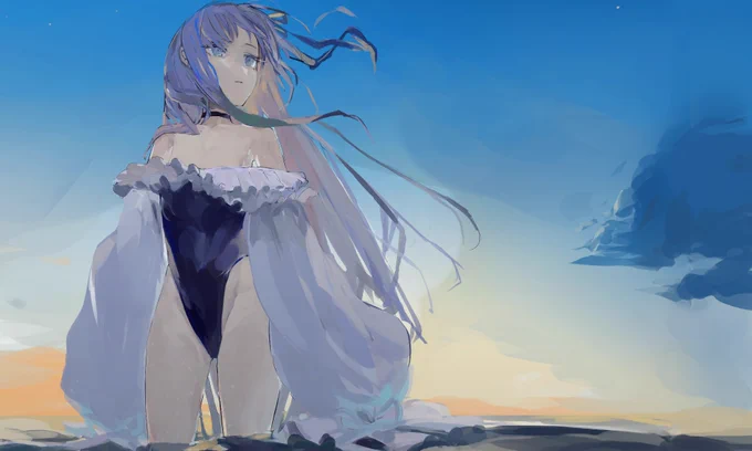 「乾いた潮の風」
#ラムダリリス #FGO 