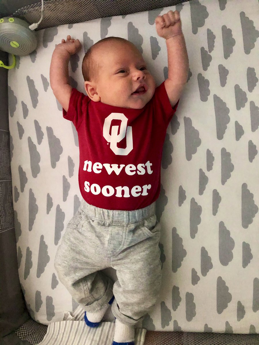 CMASpanish's tweet photo. Boomer Sooner, baby! Can’t wait to cheer on our team! @OU_Football https://t.co/n5pWE8vEeu