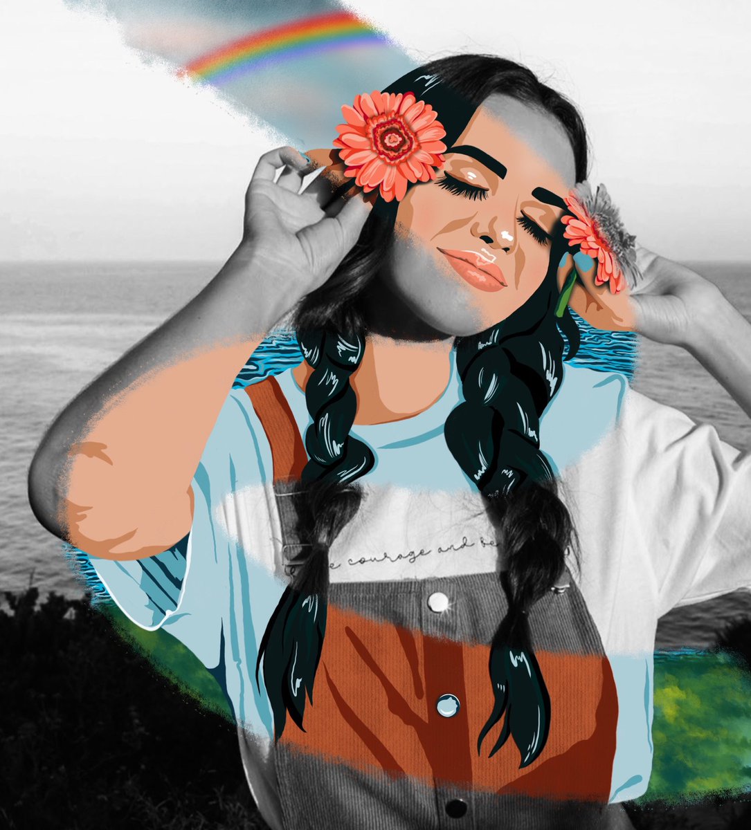 studiomeesh's tweet photo. Check out my #drawing of @jessconte! It’s actually an animation which you can see on my insta ☺️ #art #digitalart #design #conteam #jessconte #gabrielconte https://t.co/OfDkGtiKxm