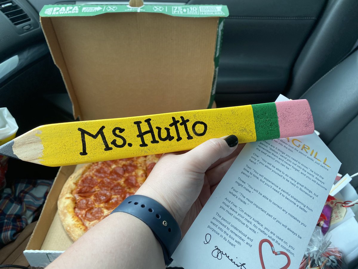 P_HuttoKelley's tweet photo. @Magrill_AISD THANKS! Feeling grateful! I didnβt get pictures of the drive thru b/c I was just #SHOCKED at the love! From lunch to dessert to bubble bathβwow! This teacher has been appreciated more than ever expected! Ready to take on whatever comes our way as #MagrillMustangs! https://t.co/7LV56GGphj