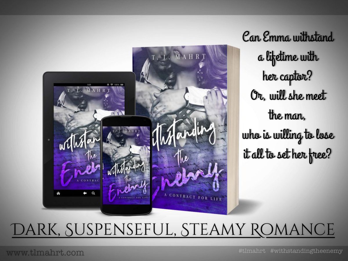 tlmahrt's tweet photo. @laliaristo @tlmahrt
#tlmahrt
Emma must learn her strength to endure the life and the man, she is to love...
Withstanding the Enemy, by T L Mahrt is a dark suspenseful steamy romance.
https://t.co/TR7WjOxpv8 https://t.co/J5FOydpgOa