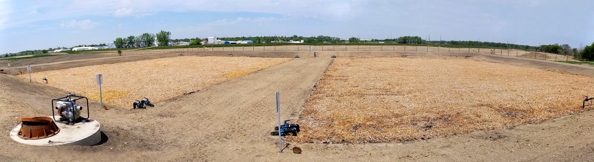 nexomwastewater's tweet photo. At the finish line for another week, time for #FinishedProjectFriday! Thanks to engineers KGS Group and GC Fast Brothers Ltd, the Town of Melita, Manitoba has #optAER lagoon aeration and #SAGR post-lagoon nitrification so they never have to worry about ammonia limits again! https://t.co/4i4vU70rya