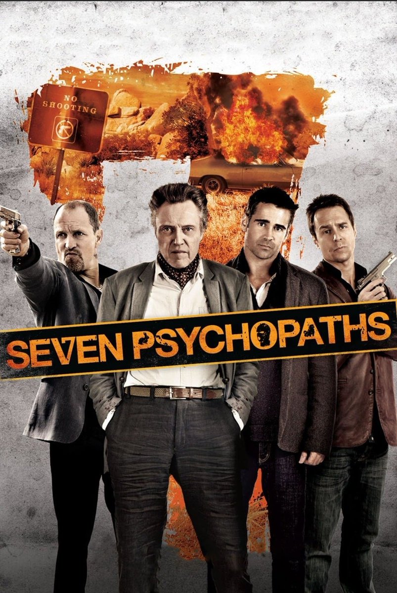Ufilms_'s tweet photo. Tonight's film recommendation is Seven Psychopaths. This film is funny, violent and the characters are fantastic. Its also very smart with its non-linear direction. Finally, the great cast solidifies this film as one that everyone should watch at least once. #movienight https://t.co/YZ1AI9jpjY