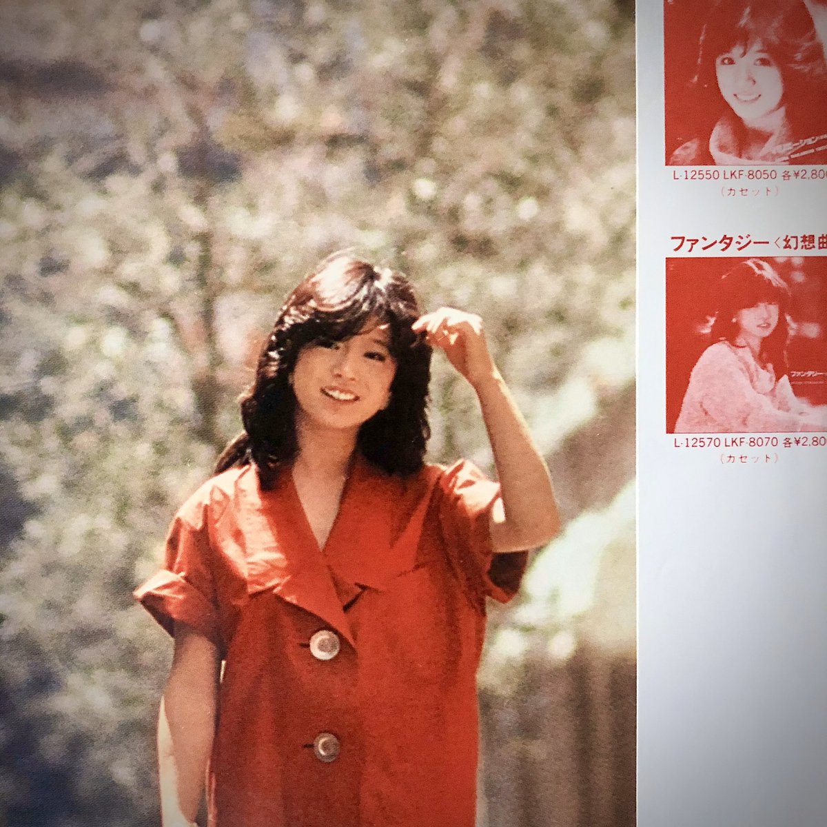 中森明菜「エトランゼ」1983年リリース。深夜のレコードアルバム。裏面