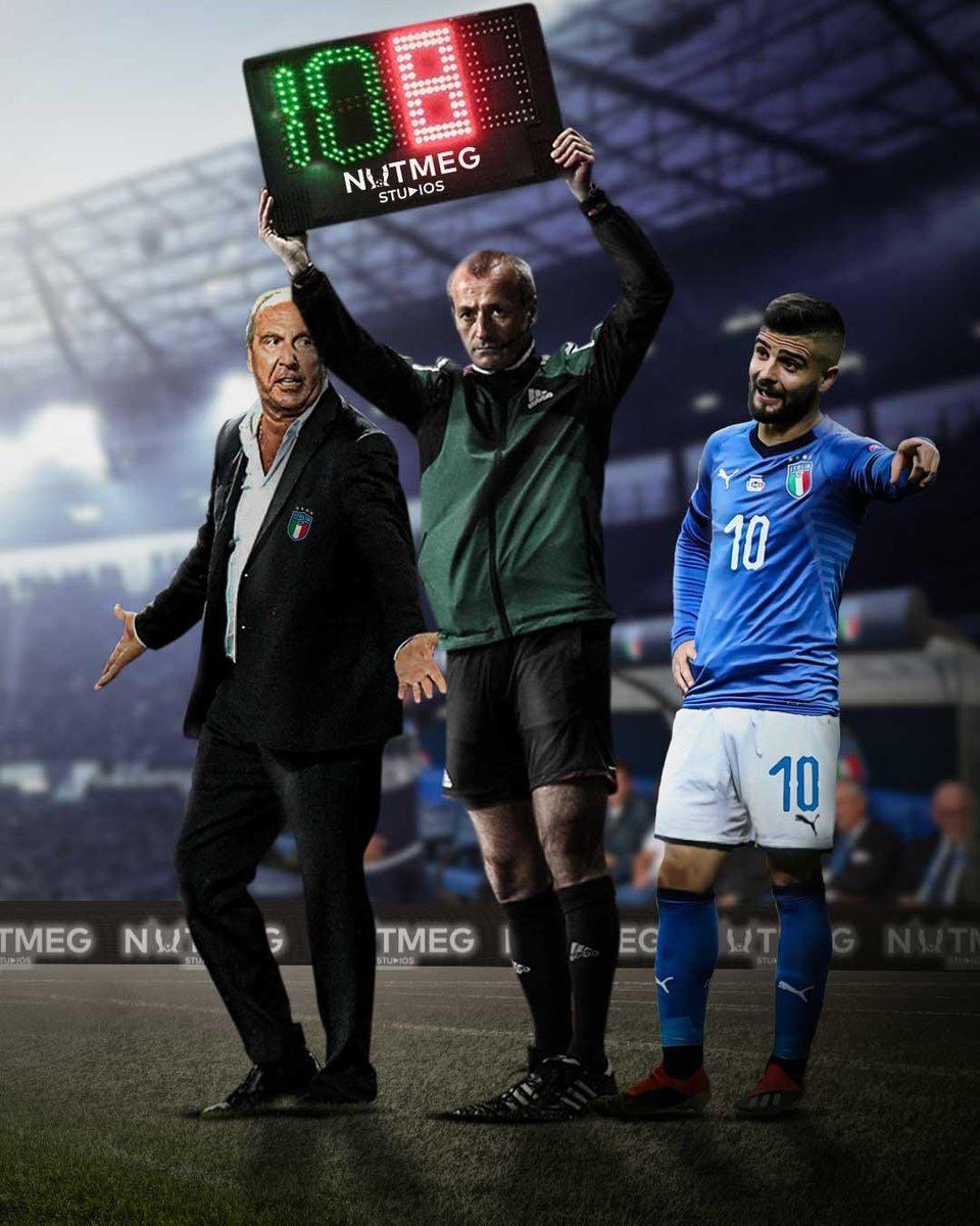 iltifososocial's tweet photo. Via alle 5 sostituzioni nei 90 minuti. Chissà, magari Ventura avrebbe fatto entrare pure @lorinsigneofficial 🤦🏻♂️😖. ⠀ ⠀ ⠀ ⠀
#insigne #ventura #nazionale #italia #italiasvezia #figc #arbitri #iltifososocial #nutmegstudios #seriea #figc #nazionaleitaliana #azzurri #ifab https://t.co/y8ucg5v0kA
