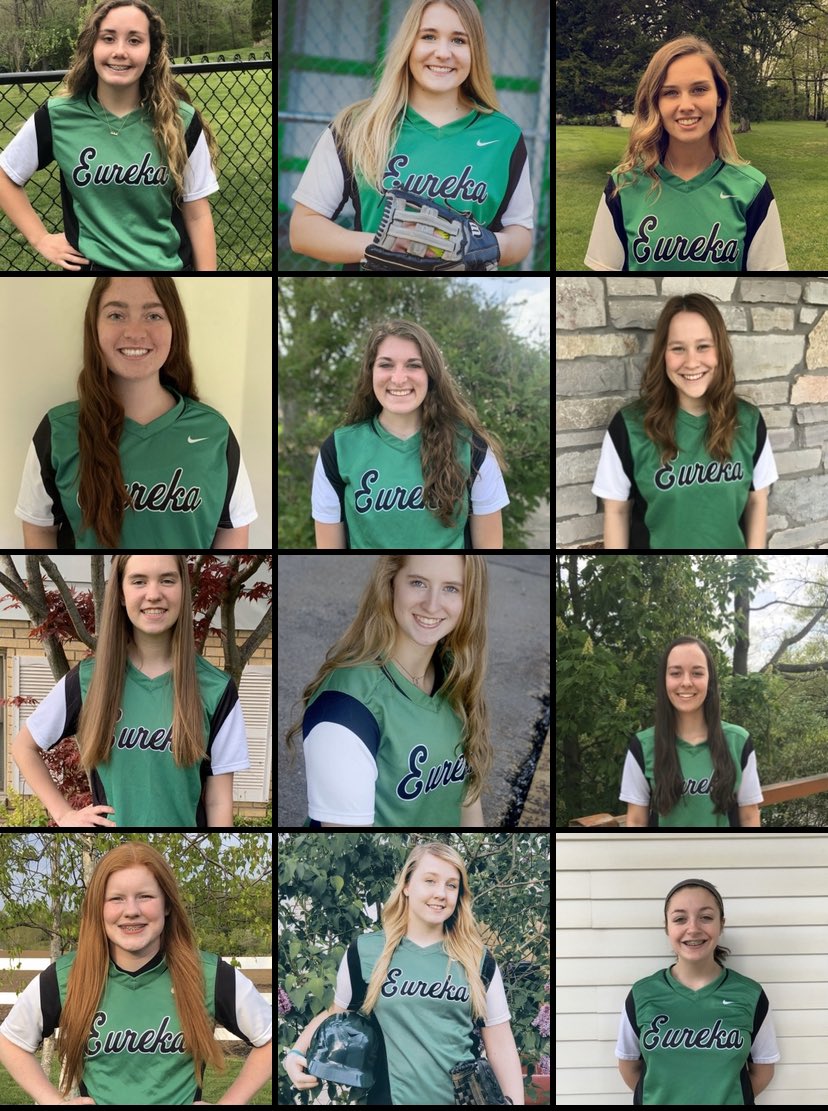 EurekaSoftball's tweet image. Your 2020 Eureka Hornets. Still smiling!